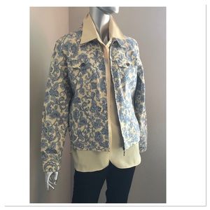 Charter Club Paisley Jean Jacket